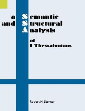 portada a semantic and structural analysis of 1 thessalonians (en Inglés)