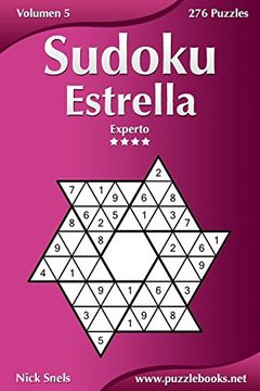 portada Sudoku Estrella - Experto - Volumen 5 - 276 Puzzles: Volume 5