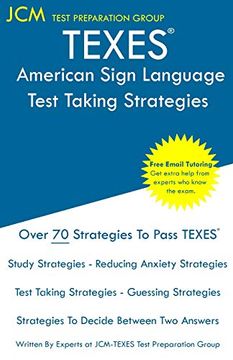 portada Texes American Sign Language Test Taking Strategies Texes 184 asl Exam Free Online Tutoring new 2020 Edition the Latest Strategies to Pass Your Exam (en Inglés)