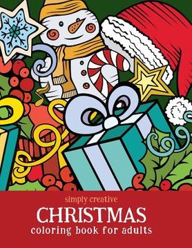 portada Simply Creative Christmas Coloring Book for Adults (en Inglés)