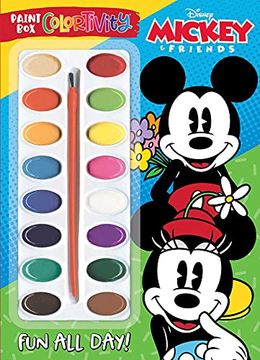 portada Disney Mickey & Friends: Fun all Day! Paint box Colortivity (en Inglés)