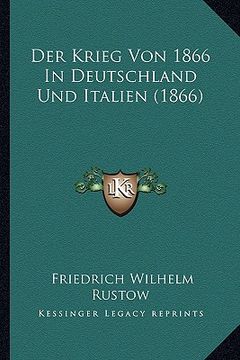 portada Der Krieg Von 1866 In Deutschland Und Italien (1866) (in German)