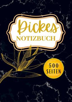 portada Dickes Notizbuch a5- 500 Seiten