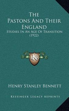 portada the pastons and their england: studies in an age of transition (1922)