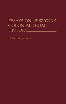 portada Essays on new York Colonial Legal History. (Contributions in Legal Studies) 