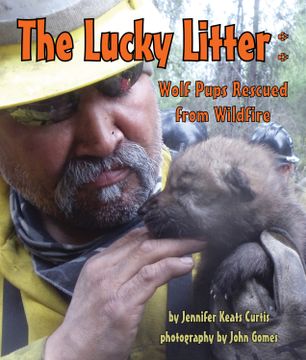 portada The Lucky Litter: Wolf Pups Rescued from Wildfire (in English)