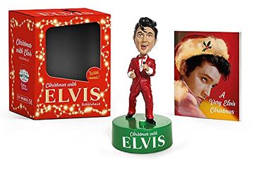 portada Christmas With Elvis Bobblehead: With Music! (rp Minis) (en Inglés)