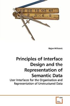 portada principles of interface design and the representation of semantic data (en Inglés)