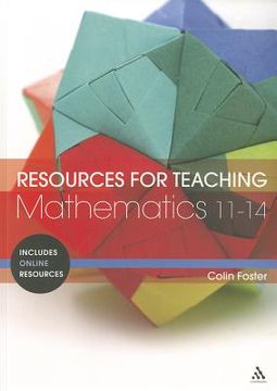 portada resources for teaching mathematics, 11-14