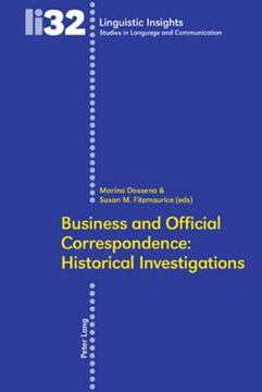 portada Business and Official Correspondence: Historical Investigations: Historical Investigations (en Inglés)