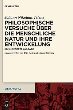 portada Philosophische Versuche Uber die Menschliche Natur und Ihre Entwickelung: Kommentierte Ausgabe (in German)
