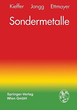 portada Sondermetalle: Metallurgie (en Alemán)