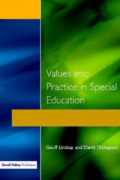 portada values into practice in special education (in English)