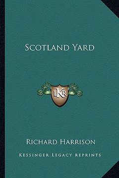 portada scotland yard (en Inglés)