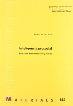 portada Inteligencia Prosocial: Educación de las Emociones y Valores (in Spanish)