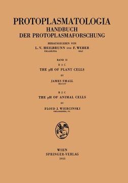 portada the ph of plant cells. - the ph of animal cells (en Inglés)