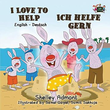 portada I Love to Help (Bilingual German Children's Books, German Baby Books): English German Kids Books (English German Bedtime Collection) (in English)