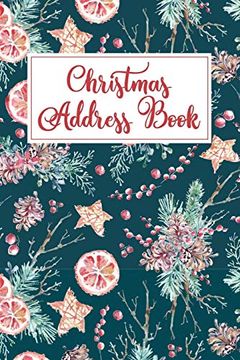 portada Christmas Address Book: Holiday Card List Book & Organizer: 1 (Greeting Card Organizers) (en Inglés)
