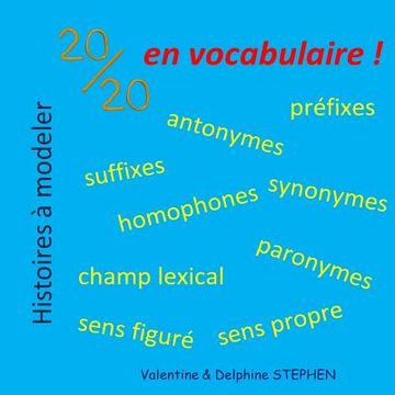 portada 20/20 en Vocabulaire (en Francés)