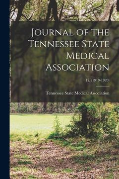 portada Journal of the Tennessee State Medical Association; 12, (1919-1920)