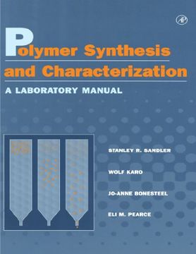 portada Polymer Synthesis and Characterization: A Laboratory Manual (in English)