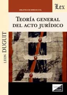 portada Teoria General del Acto Juridico (in Spanish)