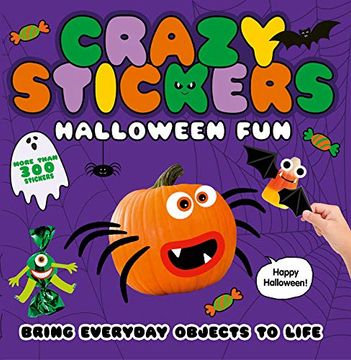 portada Halloween Fun: Bring Everyday Objects to Life (Crazy Stickers) (in English)