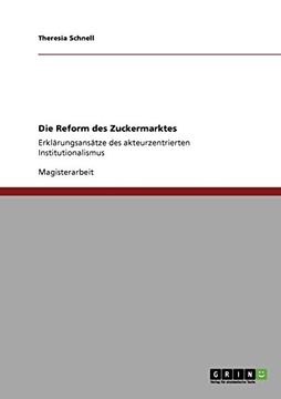 portada Die Reform des Zuckermarktes