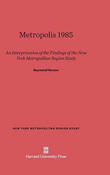 portada Metropolis 1985 (New York Metropolitan Region Study) (en Inglés)
