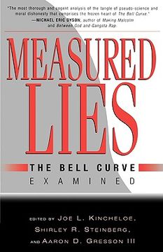 portada measured lies: the bell curve examined (en Inglés)