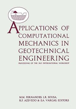 portada applications of computational mechanics in geotechnical engineering