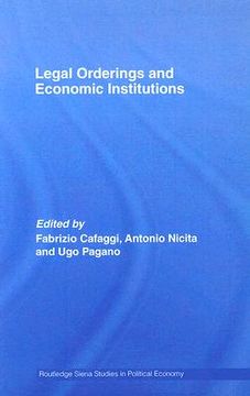 portada legal orderings and economic institutions (in English)