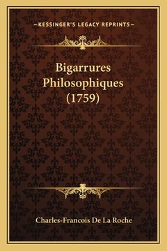 portada Bigarrures Philosophiques (1759) (en Francés)