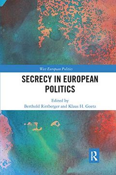 portada Secrecy in European Politics (West European Politics) (en Inglés)