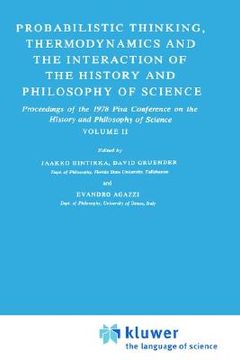 portada probabilistic thinking, thermodynamics and the interaction of the history and philosophy of science: volume ii