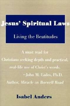 portada jesus' spiritual laws: living the beatitudes (en Inglés)