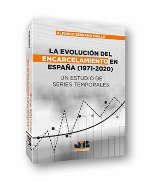 portada La Evolución del Encarcelamiento en España (1971-2020): Un Estudio de Series Temporales (Colección "Penalcrim" J. M. Bosch Editor) (in Spanish)