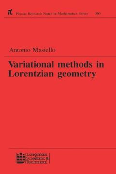portada variational methods in lorentzian geometry (en Inglés)