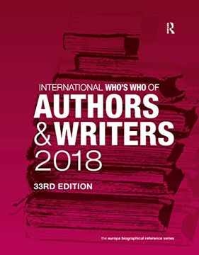 portada International Who's Who of Authors and Writers 2018 (en Inglés)