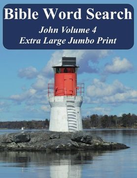portada Bible Word Search John Volume 4: King James Version Extra Large Jumbo Print (Bible Memory Lighthouse Series)
