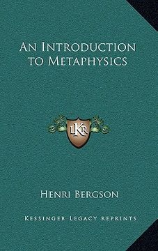 portada an introduction to metaphysics (en Inglés)