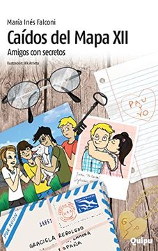 portada 12. Caidos del Mapa Amigos con Secretos (in Spanish)
