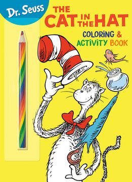 portada Dr. Seuss: The Cat in the Hat Coloring & Activity Book: Coloring and Activity Book with Rainbow Pencil (en Inglés)