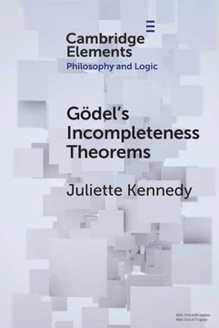 portada Gödel'S Incompleteness Theorems (Elements in Philosophy and Logic) (en Inglés)