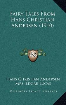 portada fairy tales from hans christian andersen (1910) (en Inglés)