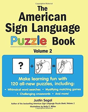 portada The American Sign Language Puzzle Book, Volume 2 (in English)