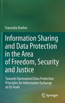 portada information sharing and data protection in the area of freedom, security and justice