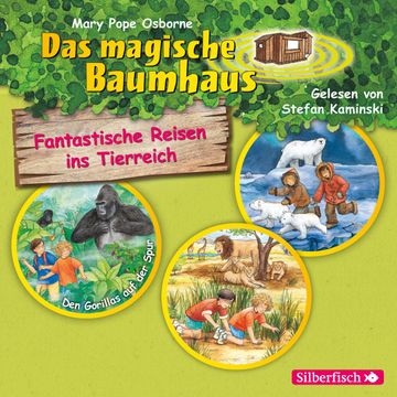 portada Fantastische Reisen ins Tierreich. Die Hoerbuchbox (Das Magische Baumhaus ) (en Alemán)