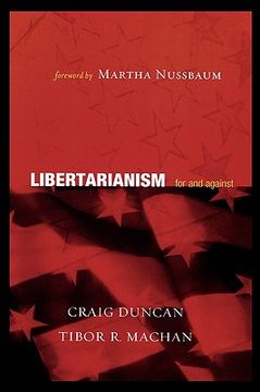 portada libertarianism: for and against (en Inglés)
