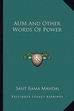 portada aum and other words of power (in English)